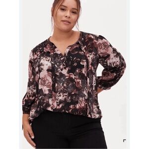 Torrid Floral Print Women's Top